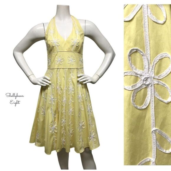 LILLY PULITZER Willa Garden Club Halter Dress 2 4 - Picture 1 of 13